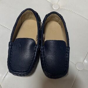 Janie and Jack Kids Dark Blue Moccasins